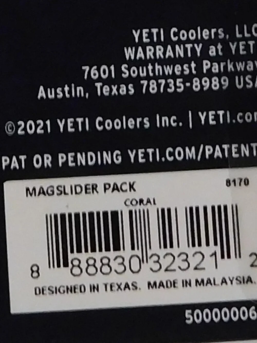 Yeti Rambler Magslider Color Pack for Magslider Lids NEW Coral
